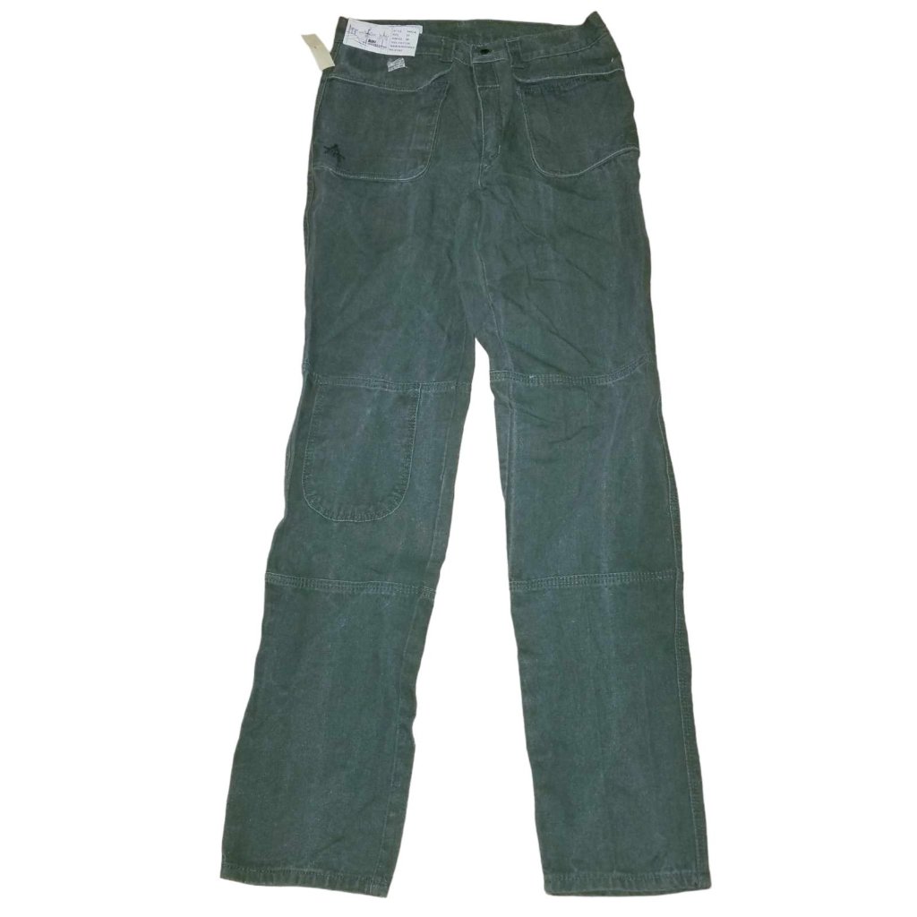 Vtg 80s Nwt Rig Mens Green Vintage Cargo Straight Denim Pants Sz 30 Style 0492n